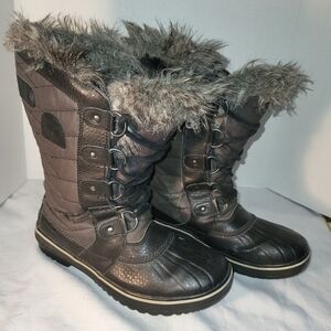 SOREL Tofino II Waterproof Winter Snow Boots Black Wmn US 7.5 EUR 38.5 NL2332010